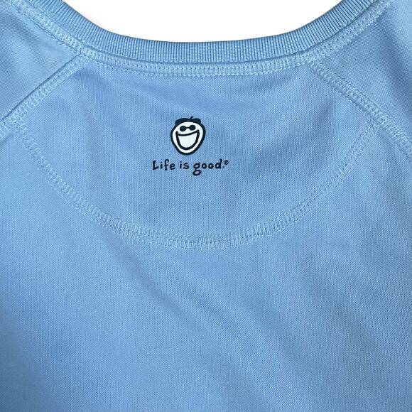 Life is Good Womens Large Tech T Shirt Top Activewear Breathe Athleisure Tee - Picture 7 of 12